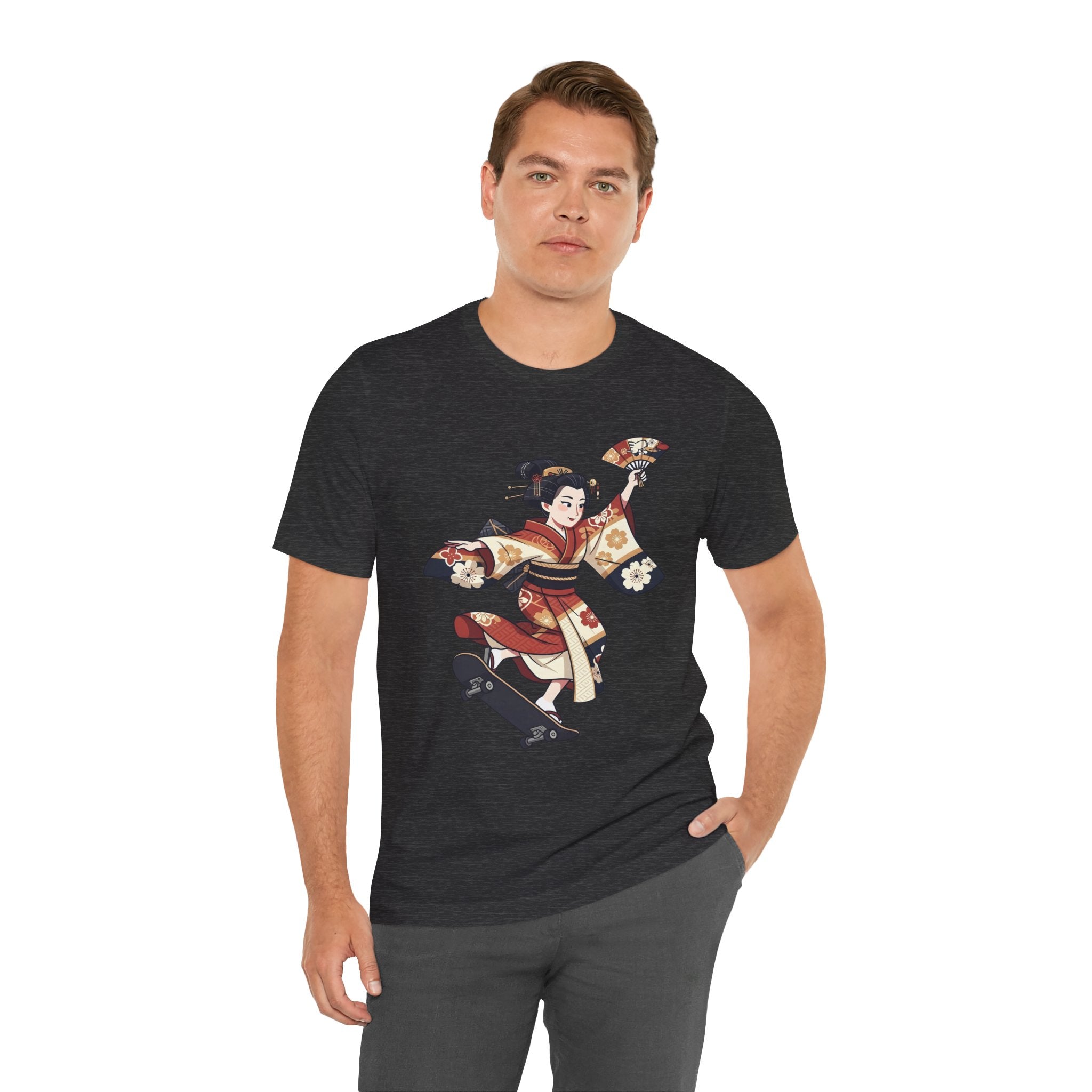 Skateboarding Geisha T-Shirt