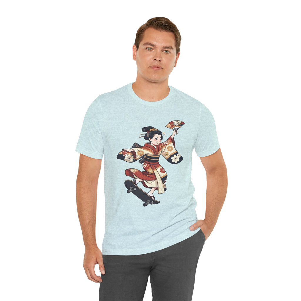 Skateboarding Geisha T-Shirt