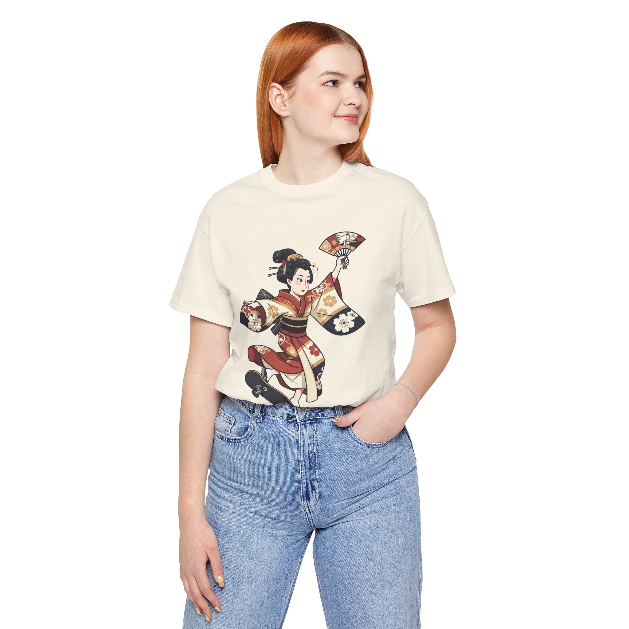 Skateboarding Geisha T-Shirt