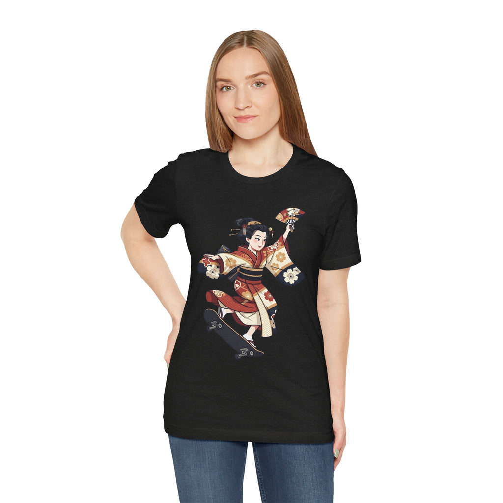 Skateboarding Geisha T-Shirt