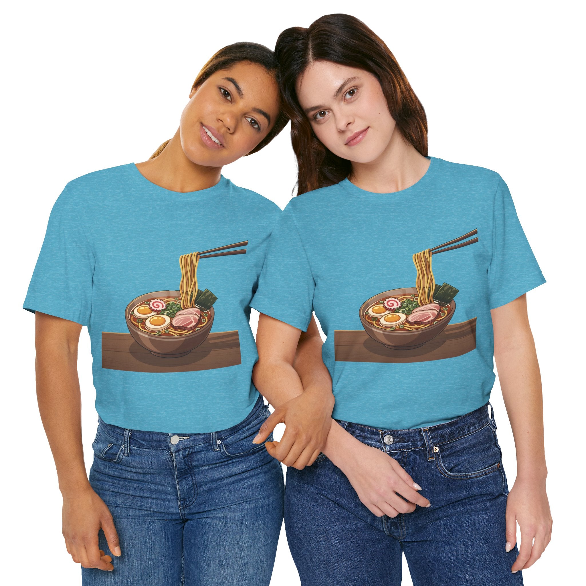 Ramen Bowl Graphic Tee – Chopsticks & Noodles Japanese Food T-Shirt