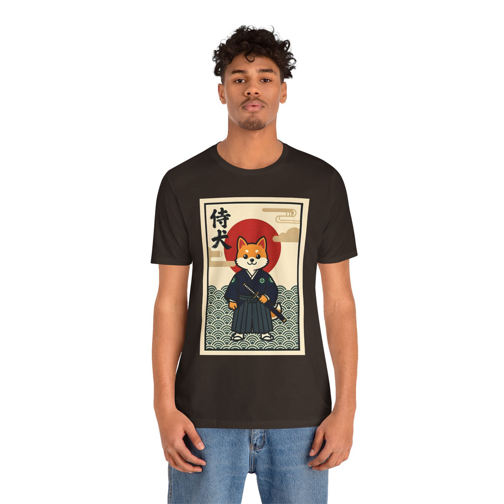 Samurai Shiba Inu Tee — Japanese Vintage Dog Graphic T-Shirt