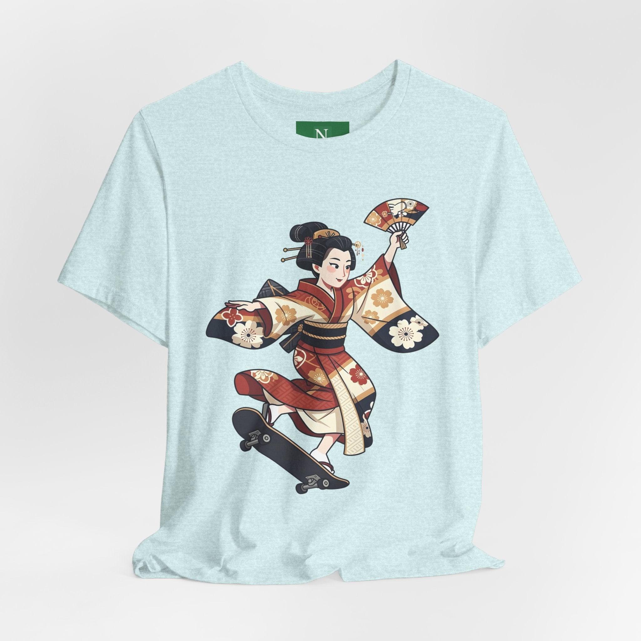 Skateboarding Geisha T-Shirt