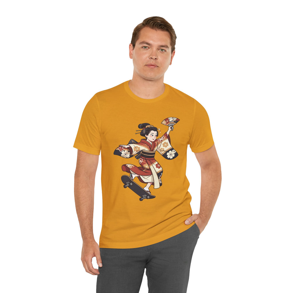 Skateboarding Geisha T-Shirt
