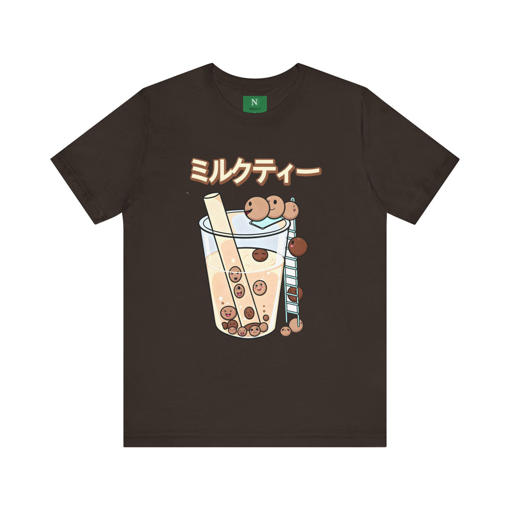 Boba Milk Tea T‑Shirt – ミルクティー Bubble Tea Graphic Tee