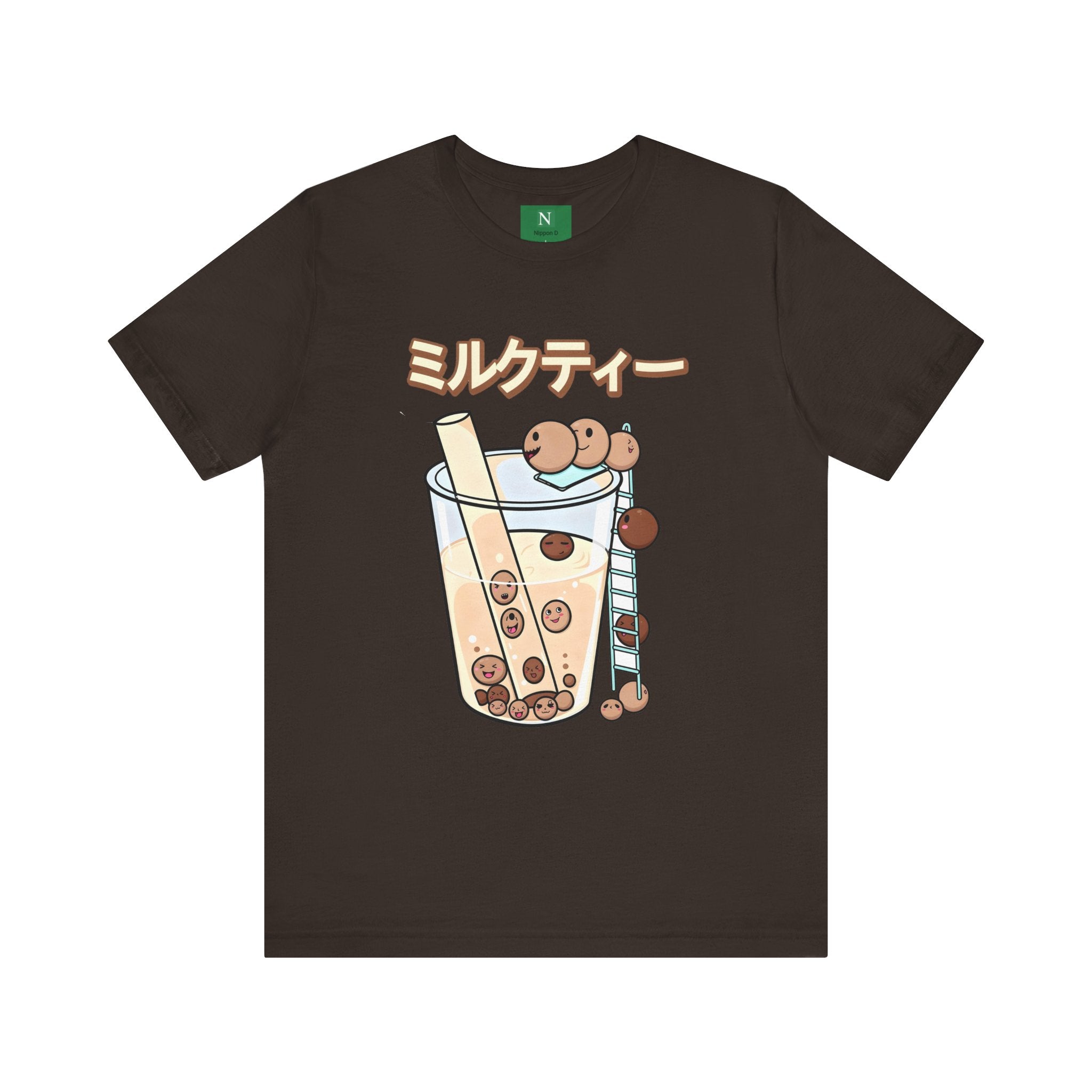 Boba Milk Tea T‑Shirt – ミルクティー Bubble Tea Graphic Tee