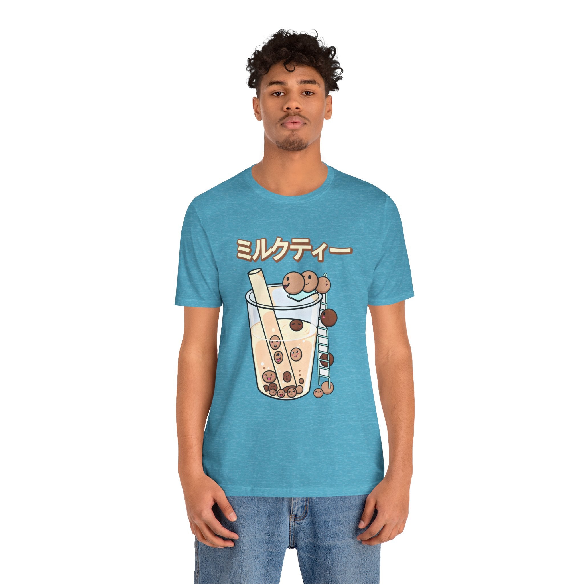 Boba Milk Tea T‑Shirt – ミルクティー Bubble Tea Graphic Tee