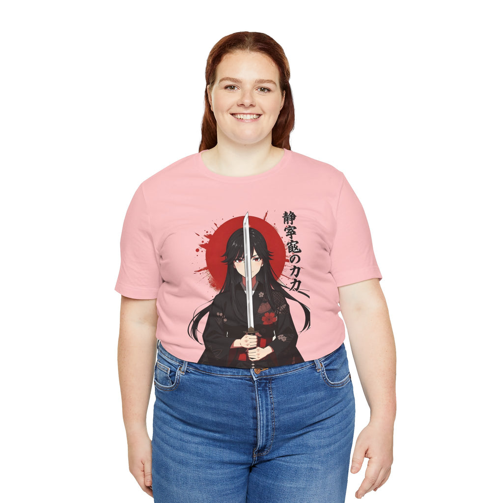 Samurai Girl Sword Tee — Japanese Anime Katana T-Shirt