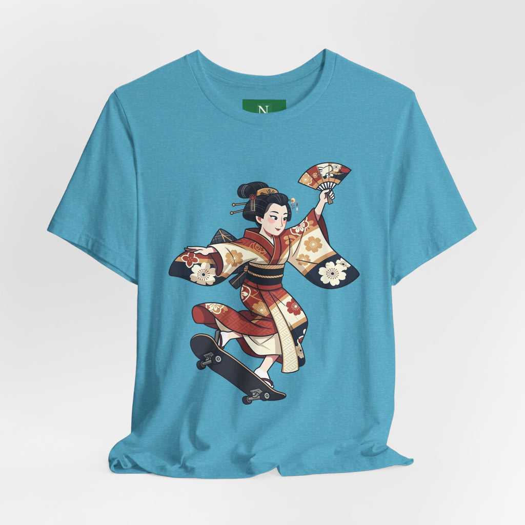 Skateboarding Geisha T-Shirt