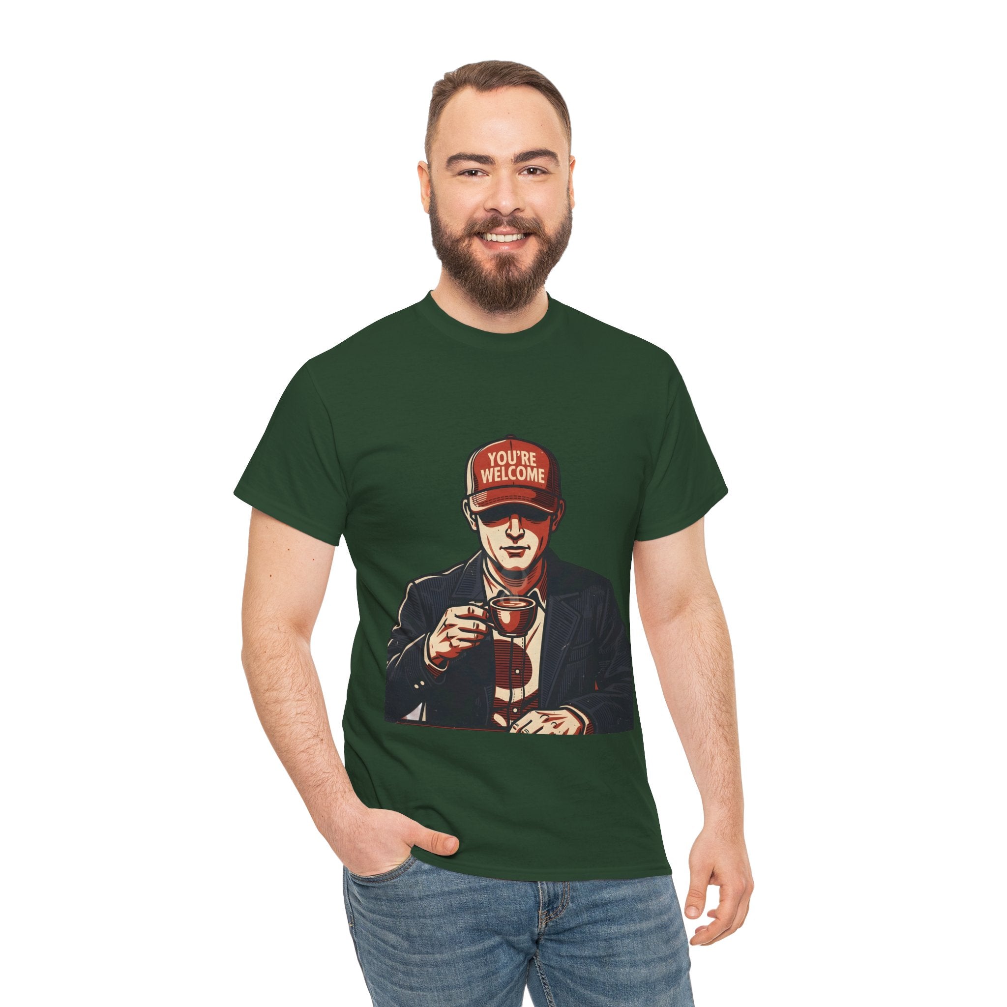T-Shirt — 'You’re Welcome' Cheers Graphic Tee