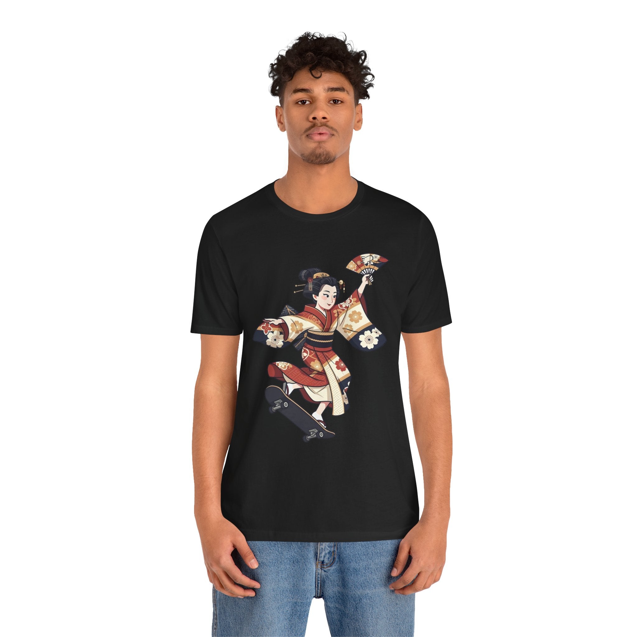 Skateboarding Geisha T-Shirt