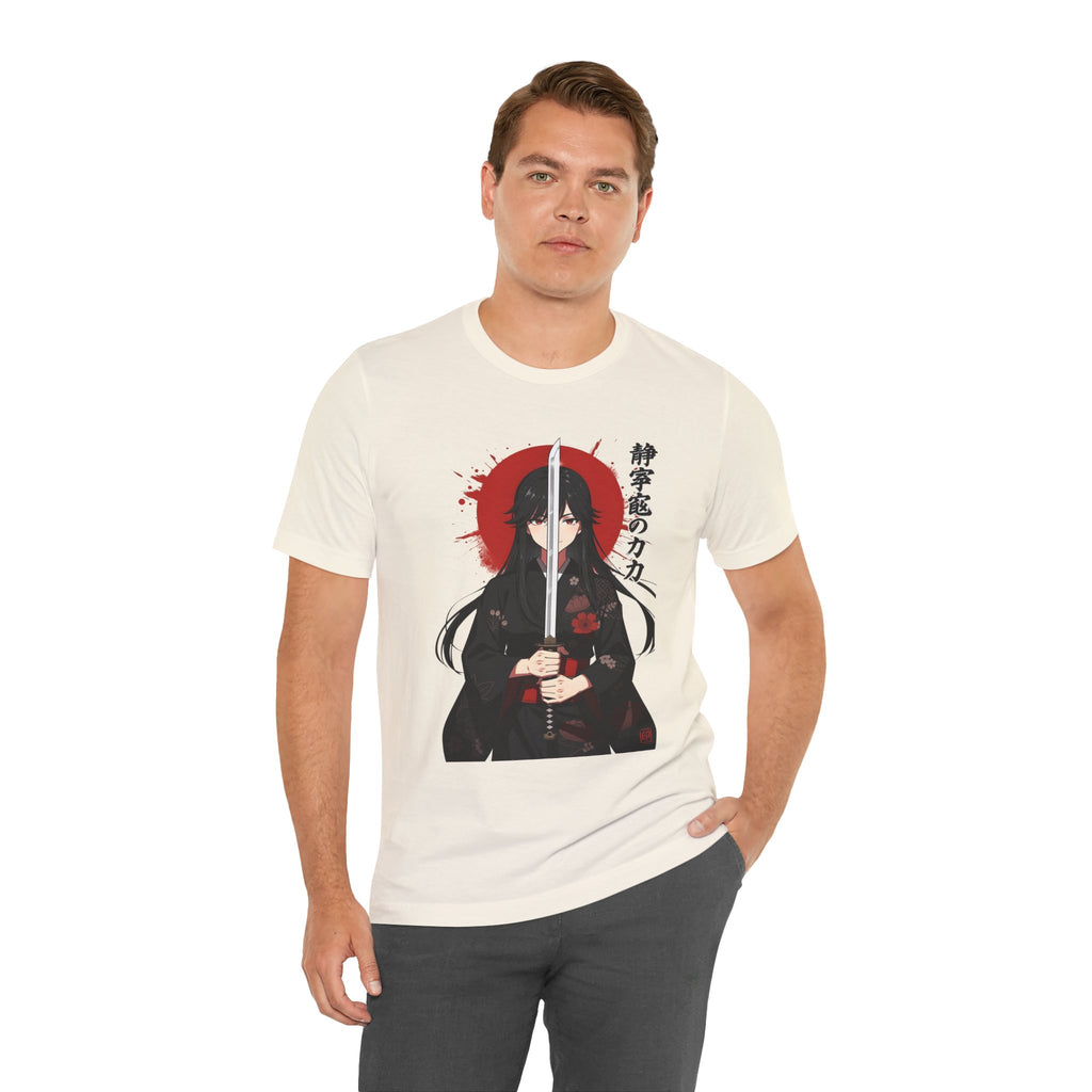 Samurai Girl Sword Tee — Japanese Anime Katana T-Shirt