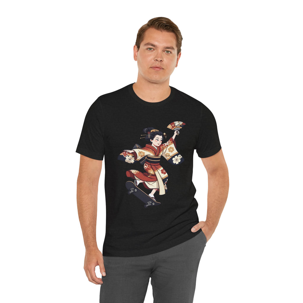 Skateboarding Geisha T-Shirt