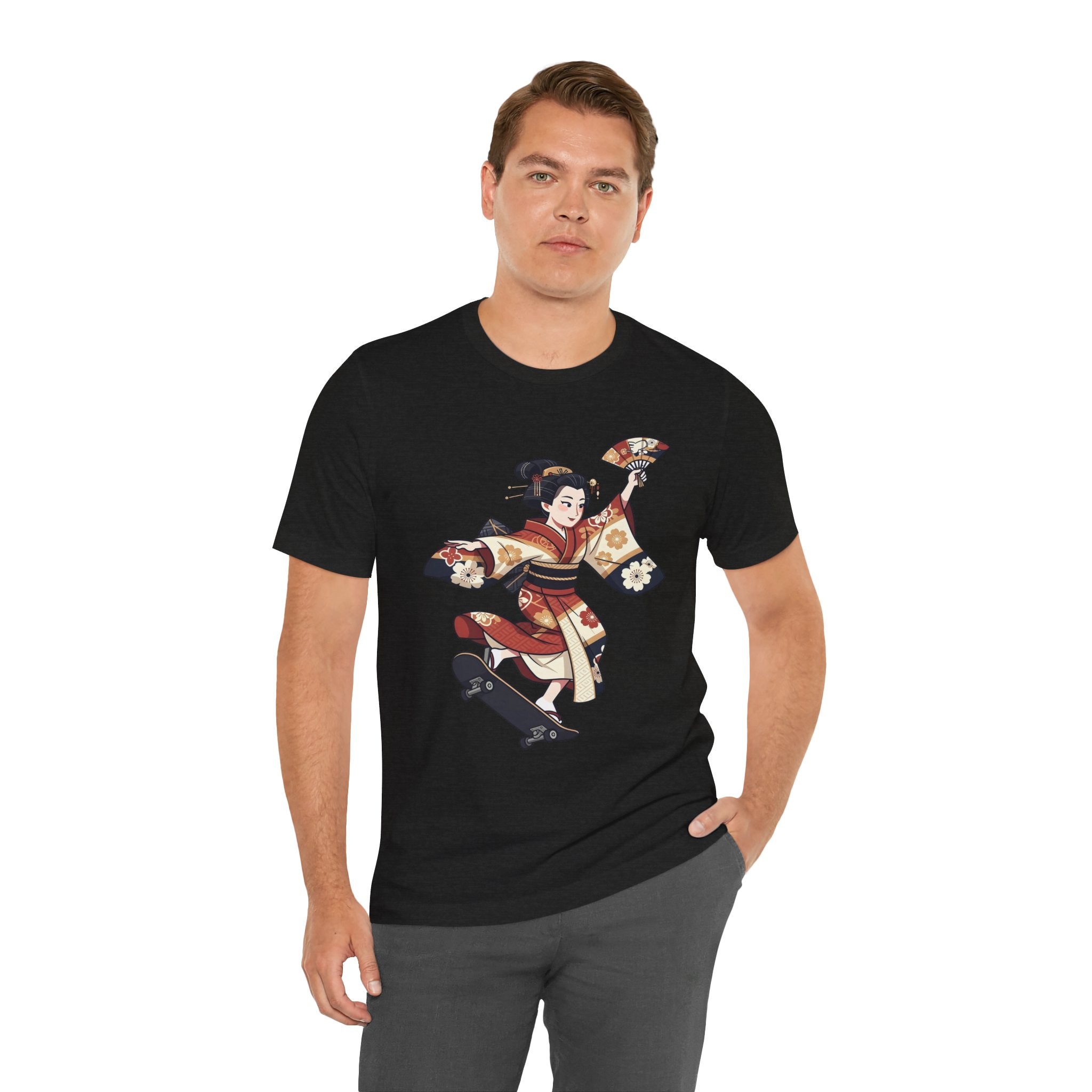 Skateboarding Geisha T-Shirt