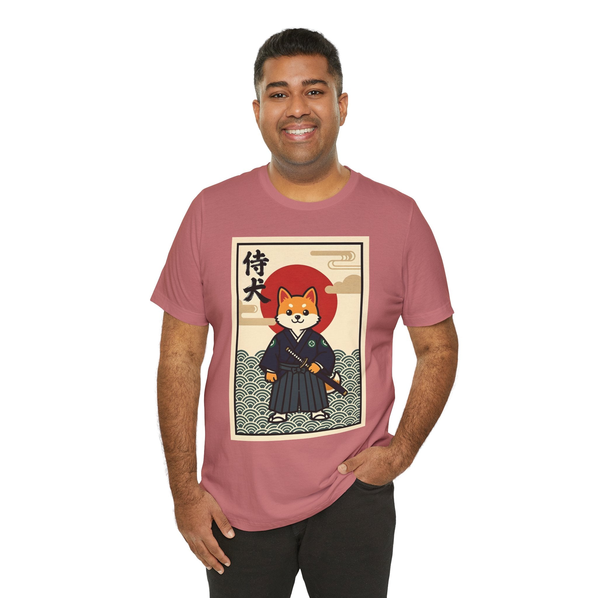 Samurai Shiba Inu Tee — Japanese Vintage Dog Graphic T-Shirt