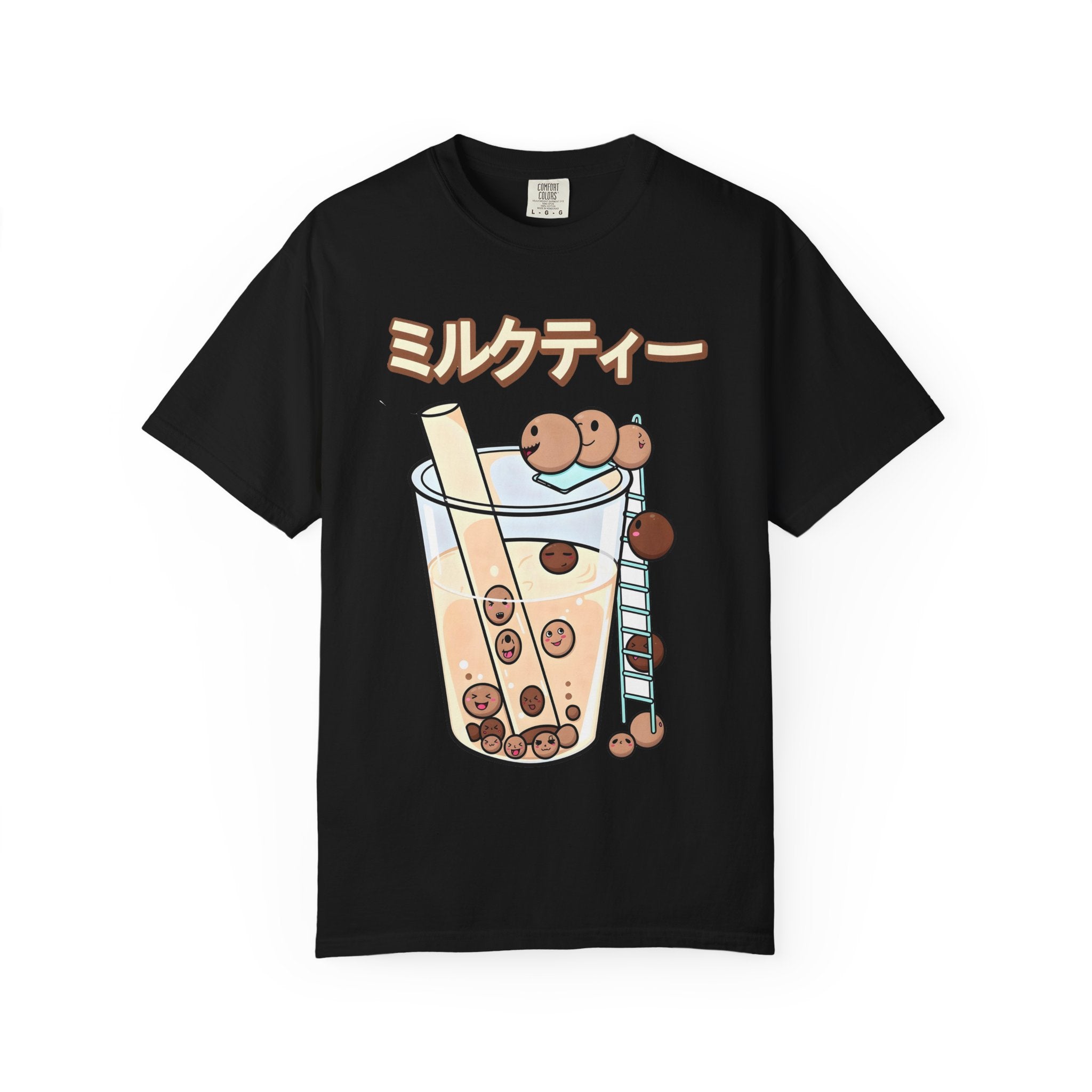 Boba Milk Tea T-Shirt — ミルクティー Cute Bubble Tea Graphic Tee