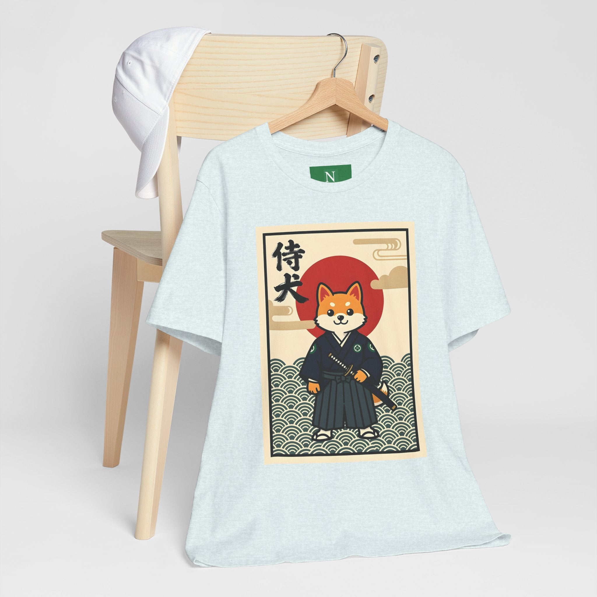 Samurai Shiba Inu Tee — Japanese Vintage Dog Graphic T-Shirt