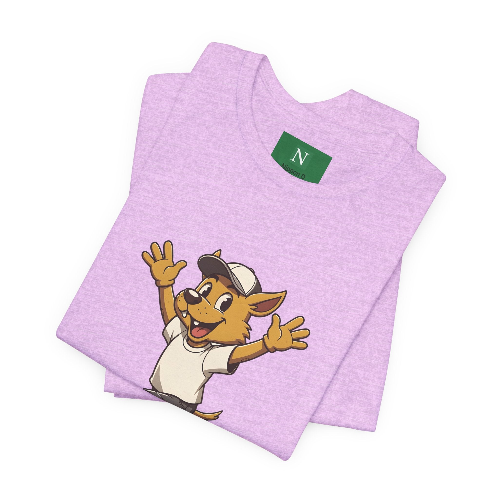 Happy Corgi Character Tee — ワンワンモード (Dog Mode) Cute Cartoon Shirt