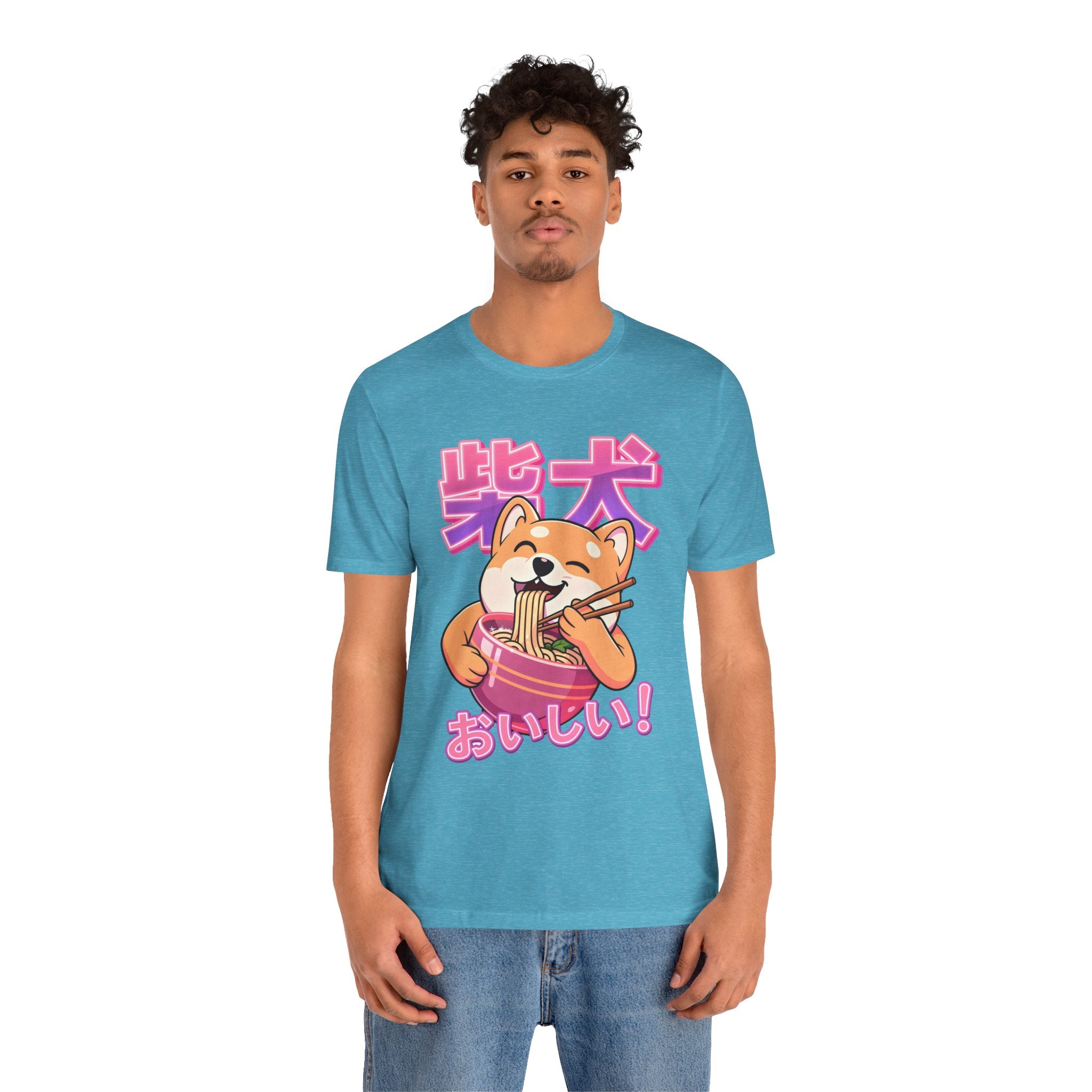 Shiba Inu Ramen Tee — おいしい! Cute Japanese Dog Noodle T-Shirt