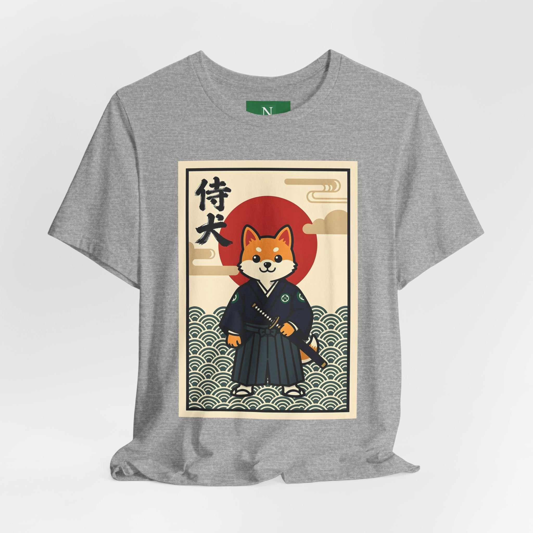 Samurai Shiba Inu Tee — Japanese Vintage Dog Graphic T-Shirt