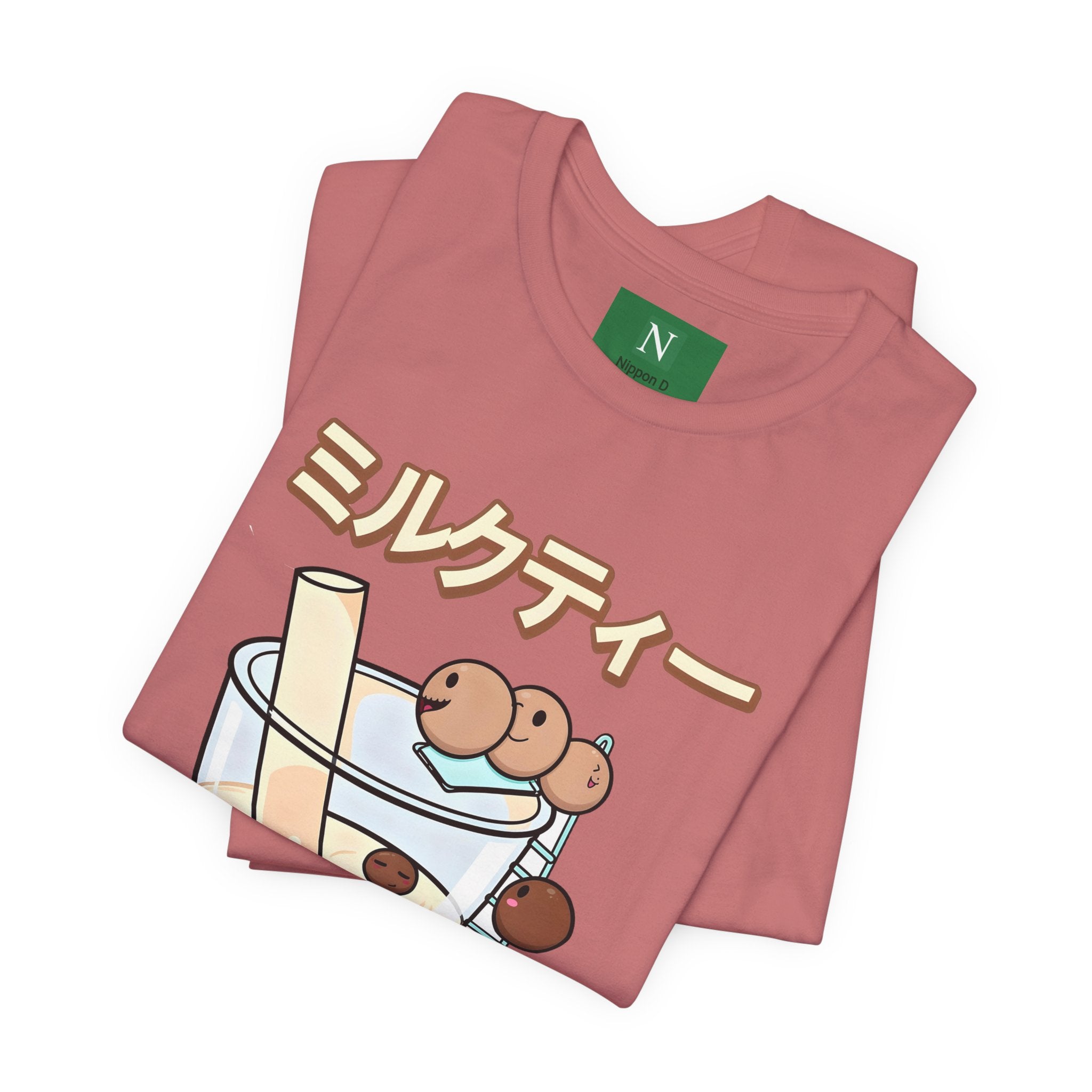 Boba Milk Tea T‑Shirt – ミルクティー Bubble Tea Graphic Tee