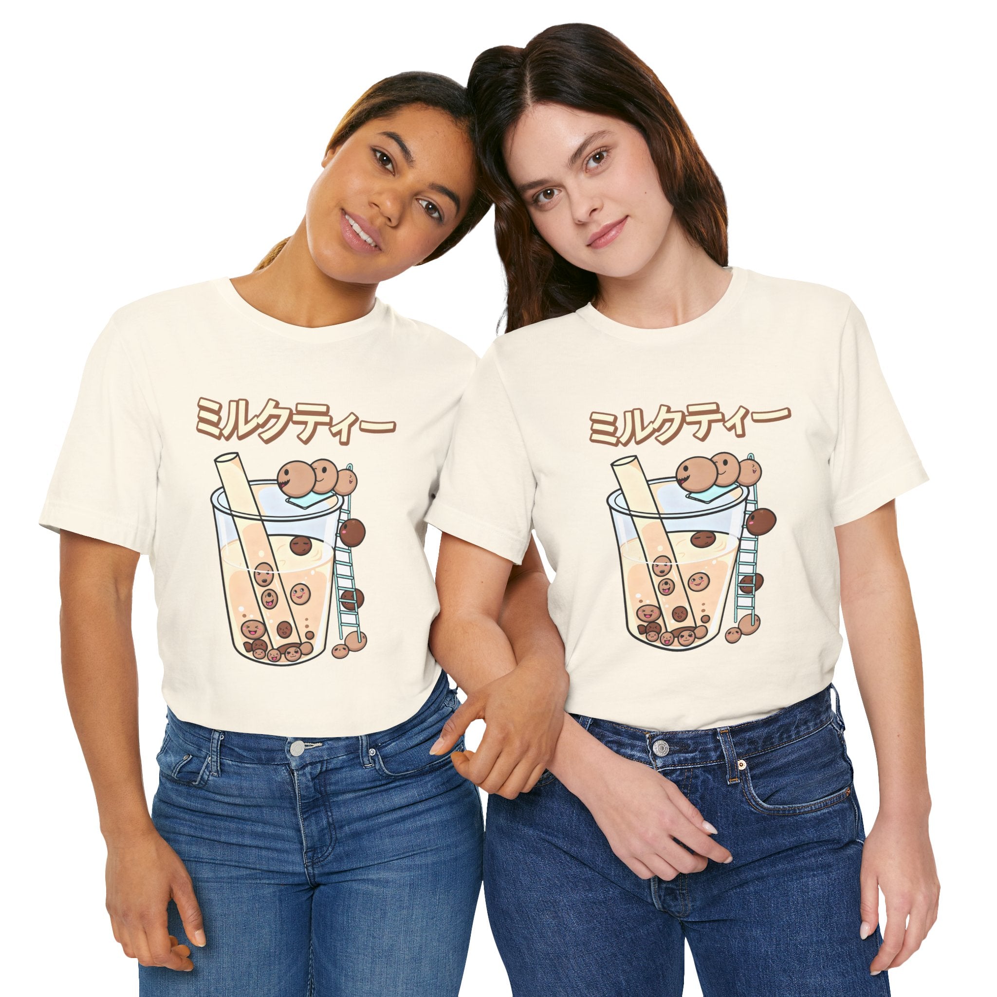 Boba Milk Tea T‑Shirt – ミルクティー Bubble Tea Graphic Tee