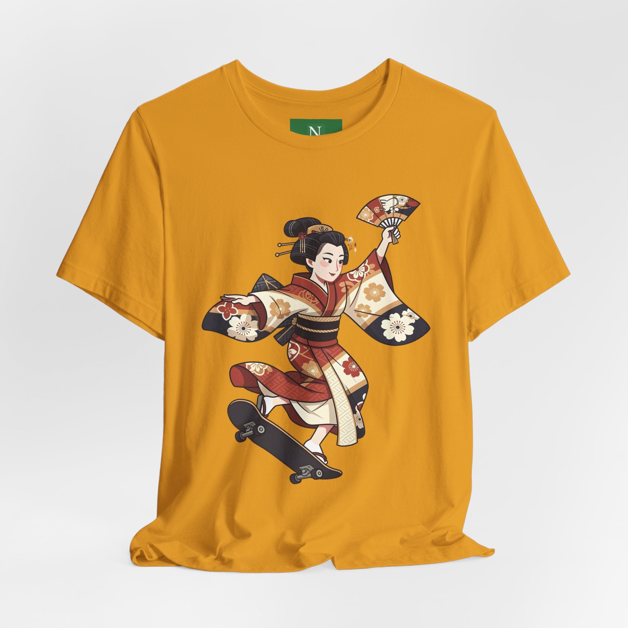 Skateboarding Geisha T-Shirt