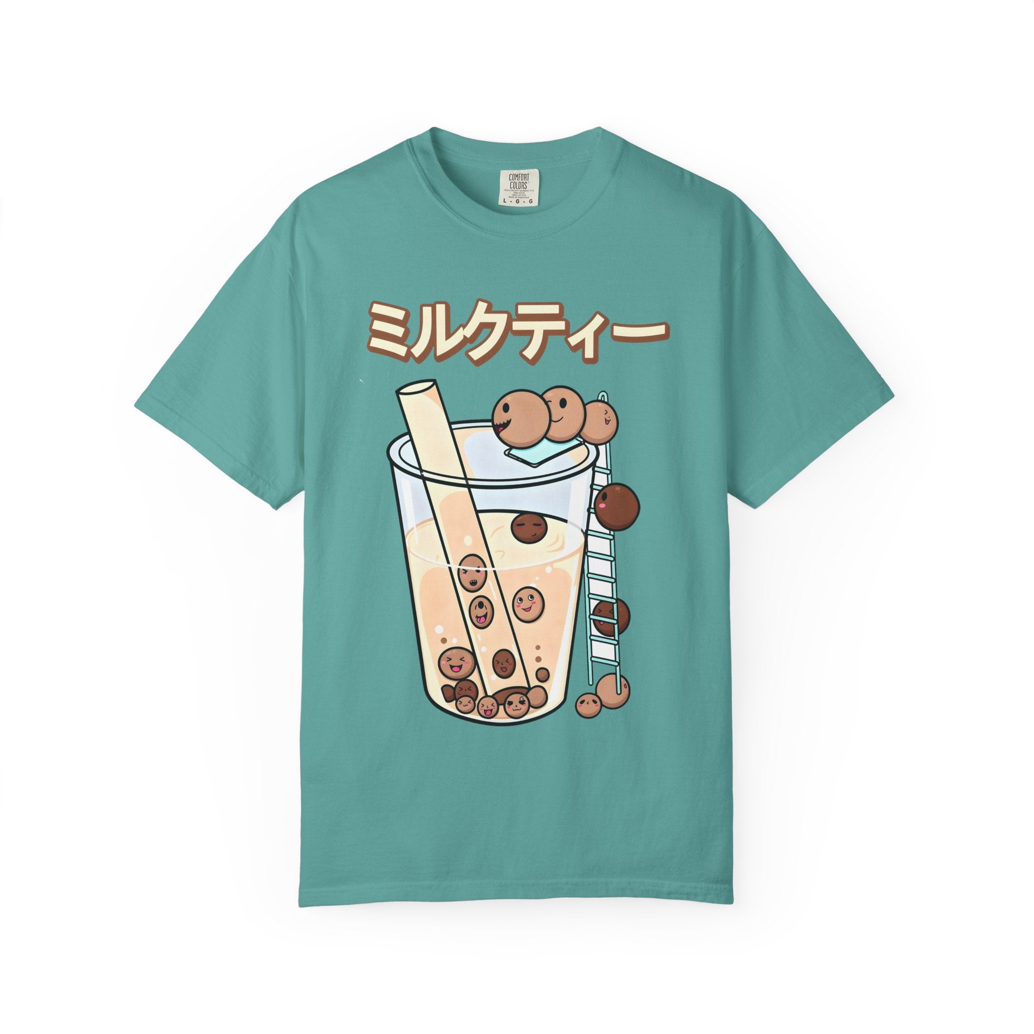 Boba Milk Tea T-Shirt — ミルクティー Cute Bubble Tea Graphic Tee