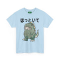 Cute Kawaii Dinosaur Tee with Japanese “ほっといて” (Leave Me Alone)