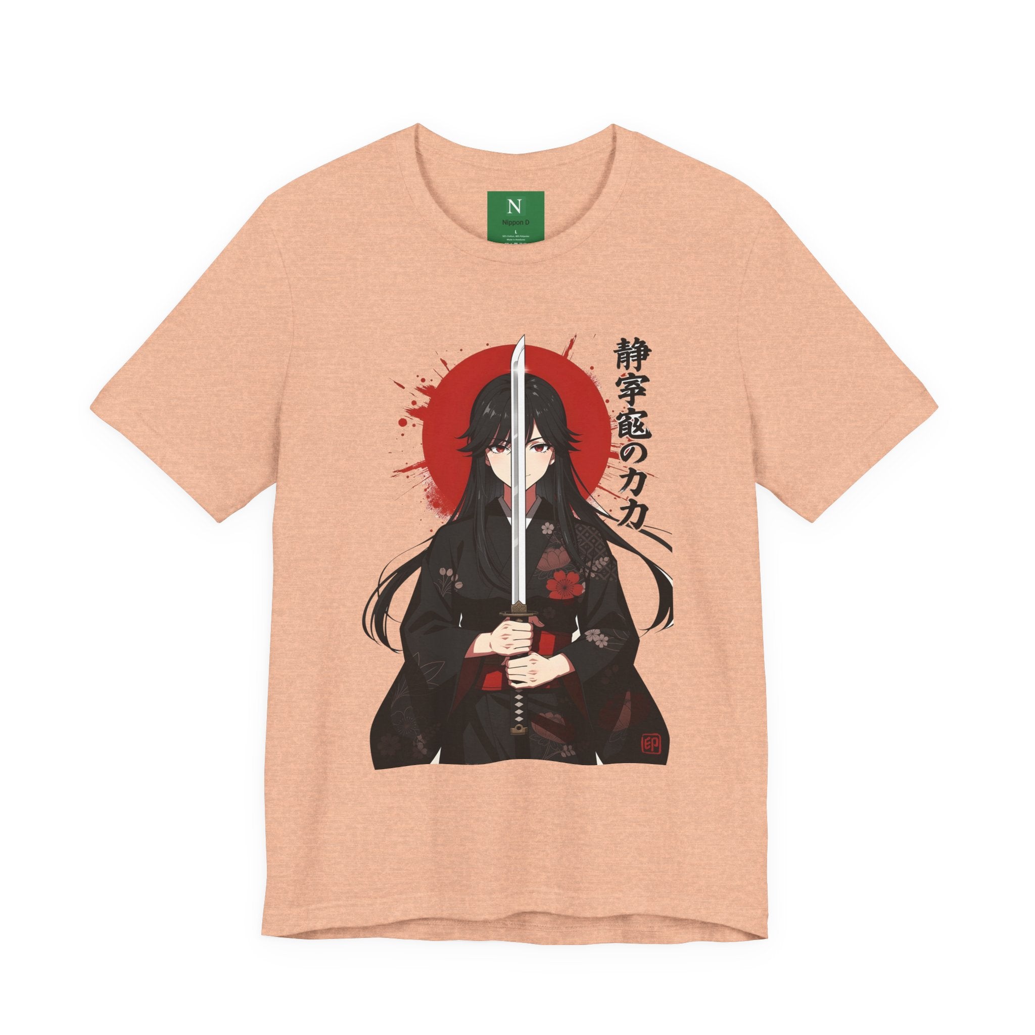 Samurai Girl Sword Tee — Japanese Anime Katana T-Shirt