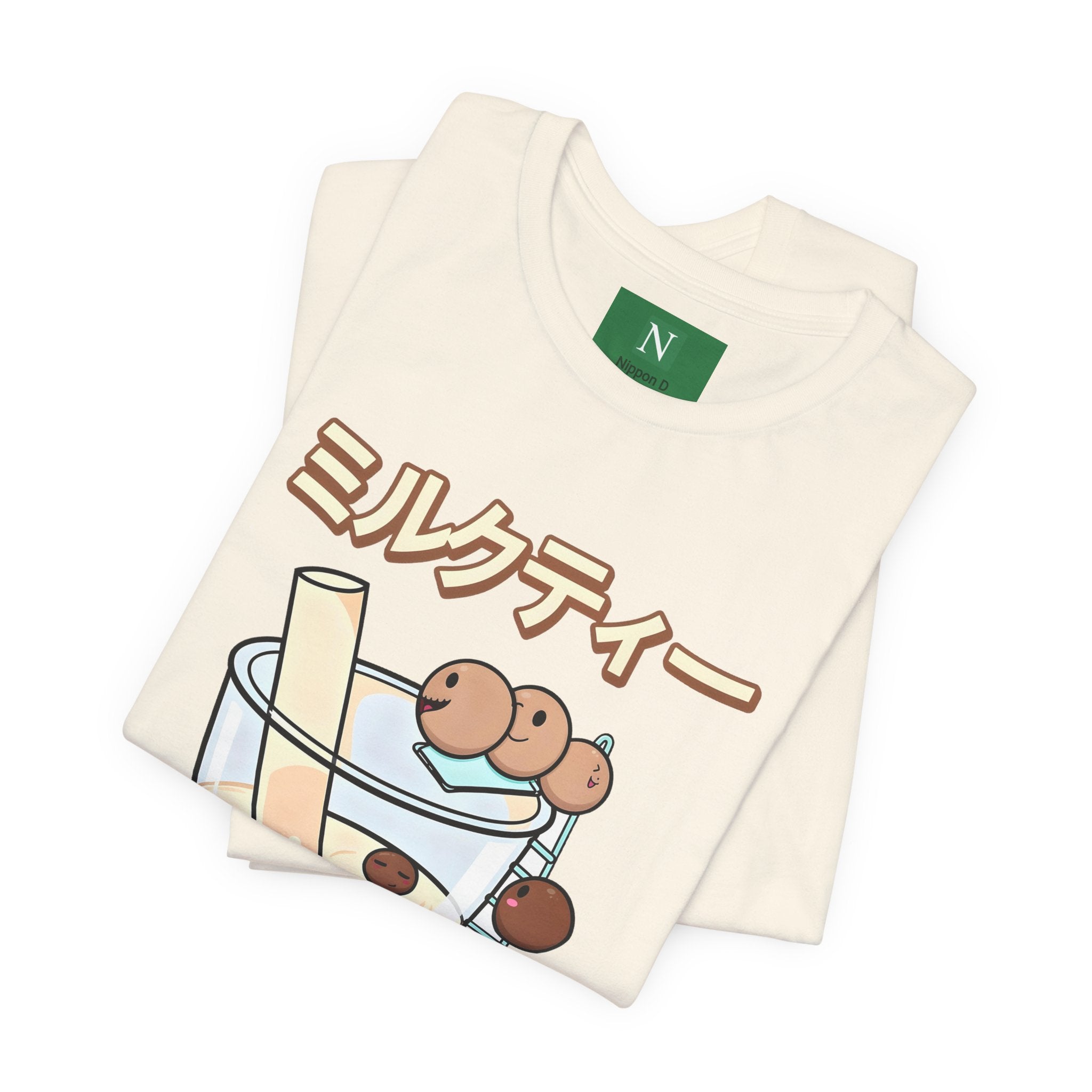 Boba Milk Tea T‑Shirt – ミルクティー Bubble Tea Graphic Tee