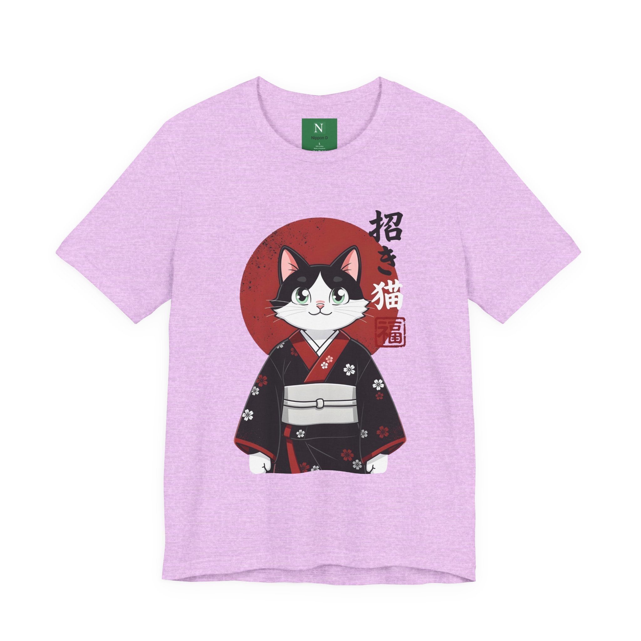 Lucky Cat Kimono T-Shirt — Japanese Maneki-Neko Tee