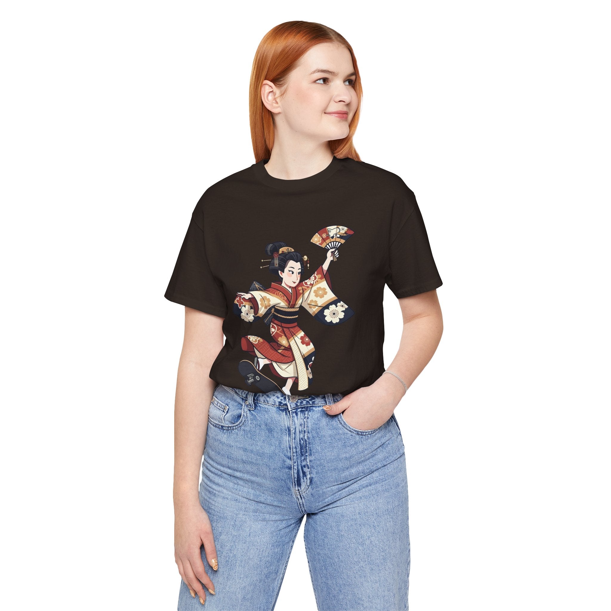 Skateboarding Geisha T-Shirt