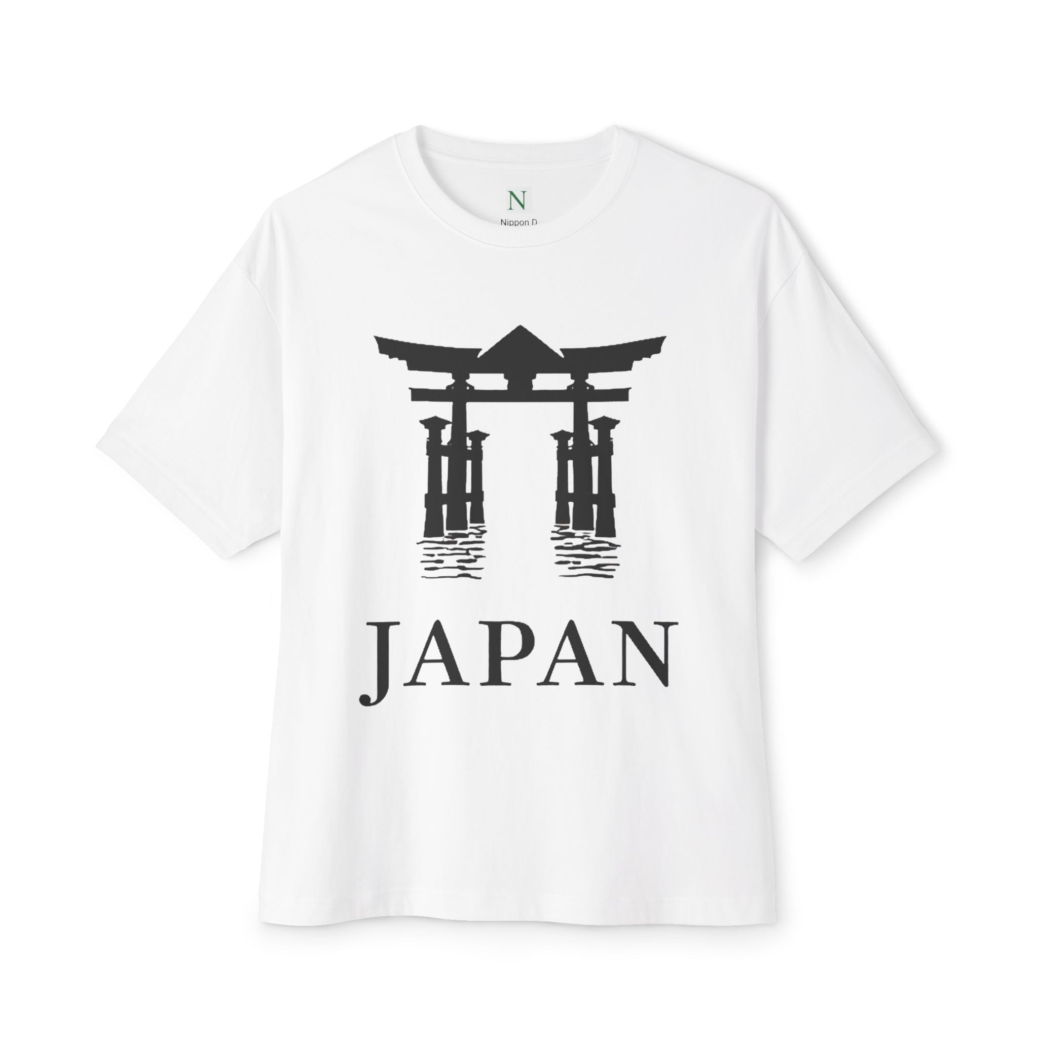 Japanese Wave Art Unisex Oversized Boxy Tee, Casual Streetwear, Vintage Graphic Tee, Summer Outfit, Gift for Art Lovers