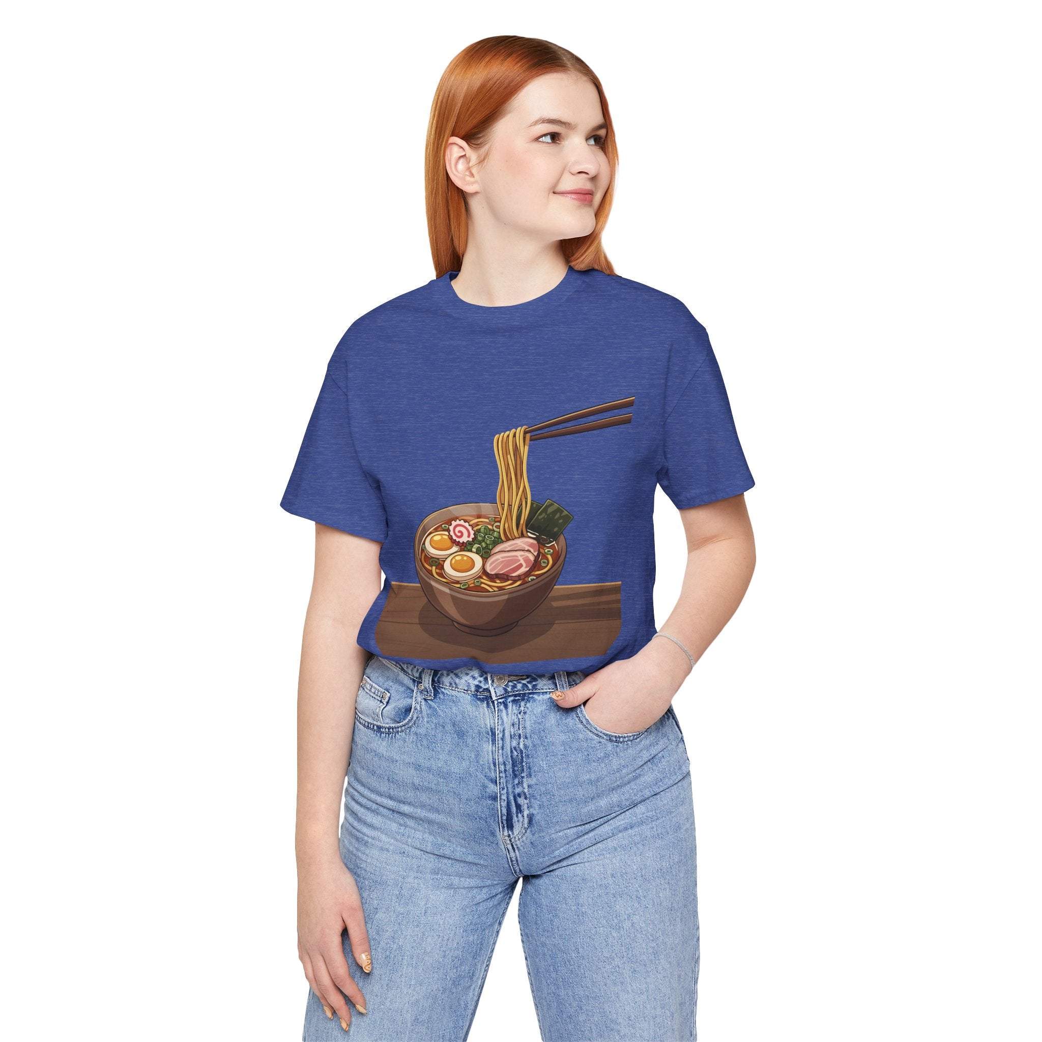 Ramen Bowl Graphic Tee – Chopsticks & Noodles Japanese Food T-Shirt