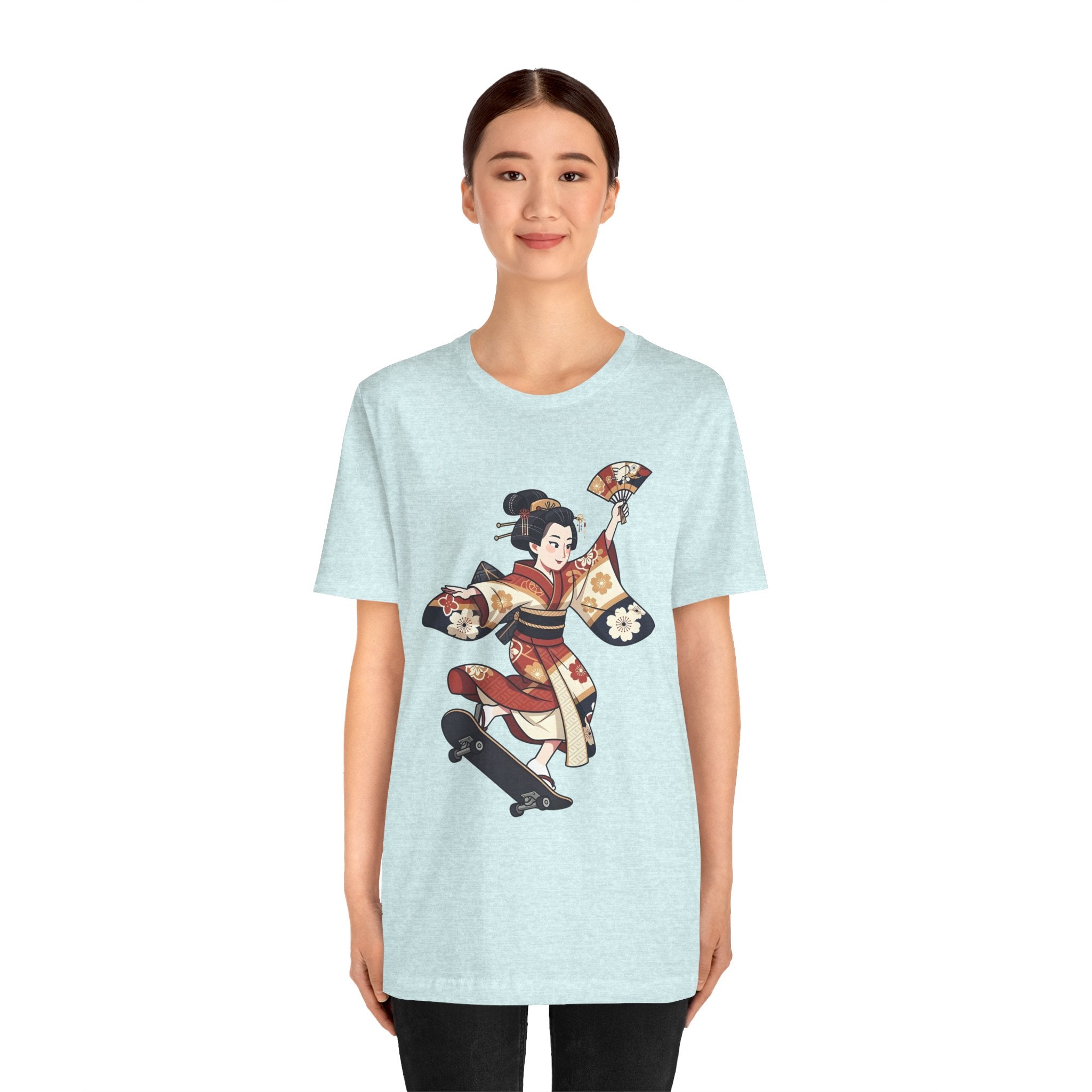 Skateboarding Geisha T-Shirt
