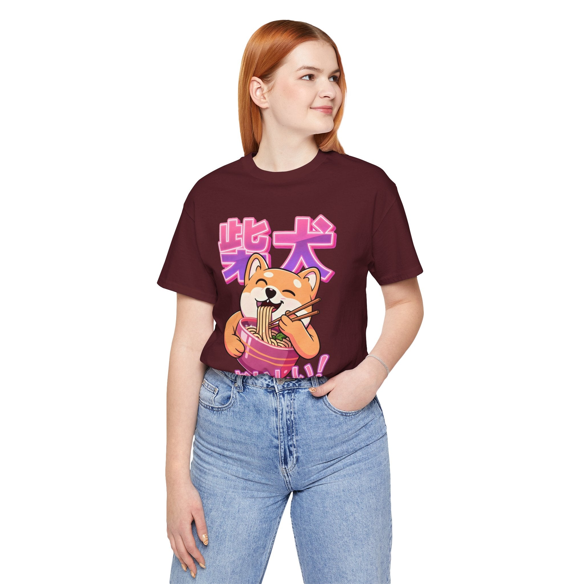 Shiba Inu Ramen Tee — おいしい! Cute Japanese Dog Noodle T-Shirt
