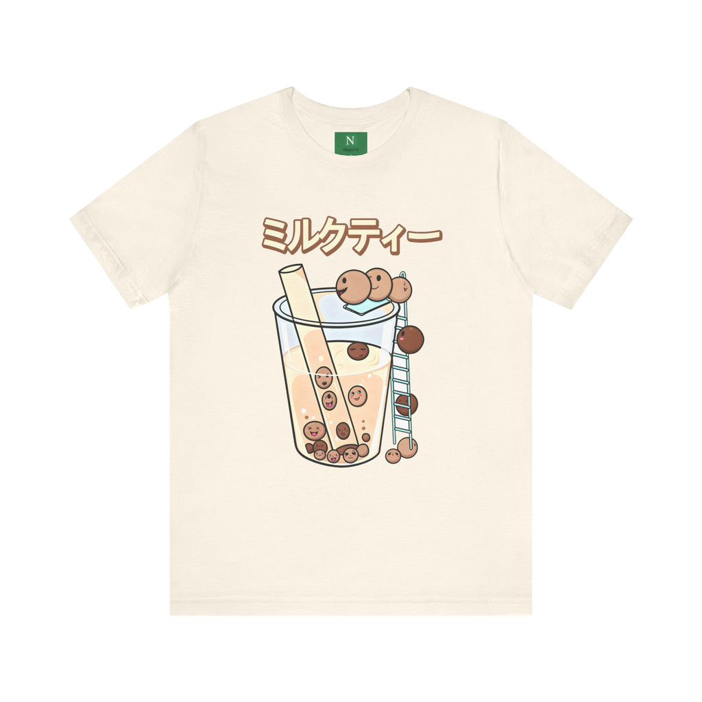 Boba Milk Tea T‑Shirt – ミルクティー Bubble Tea Graphic Tee