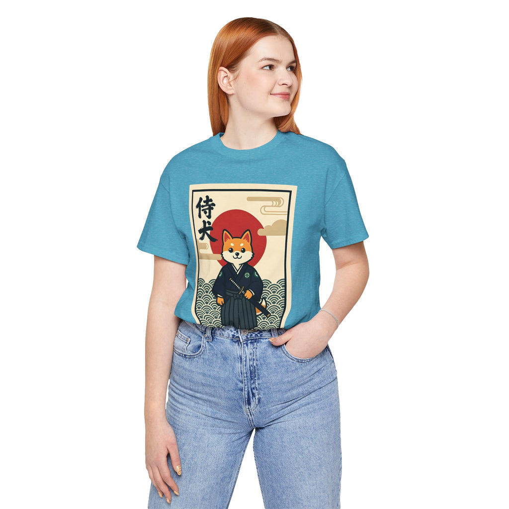Samurai Shiba Inu Tee — Japanese Vintage Dog Graphic T-Shirt