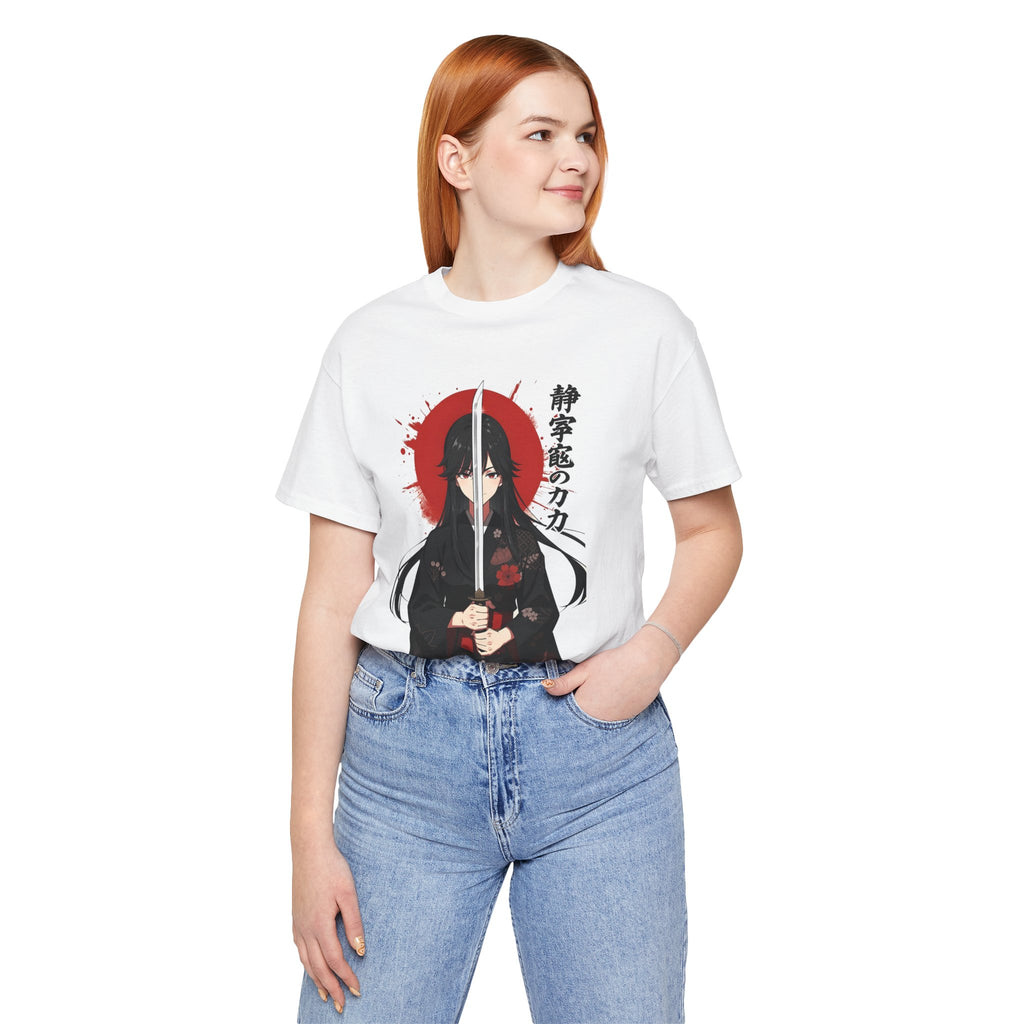 Samurai Girl Sword Tee — Japanese Anime Katana T-Shirt