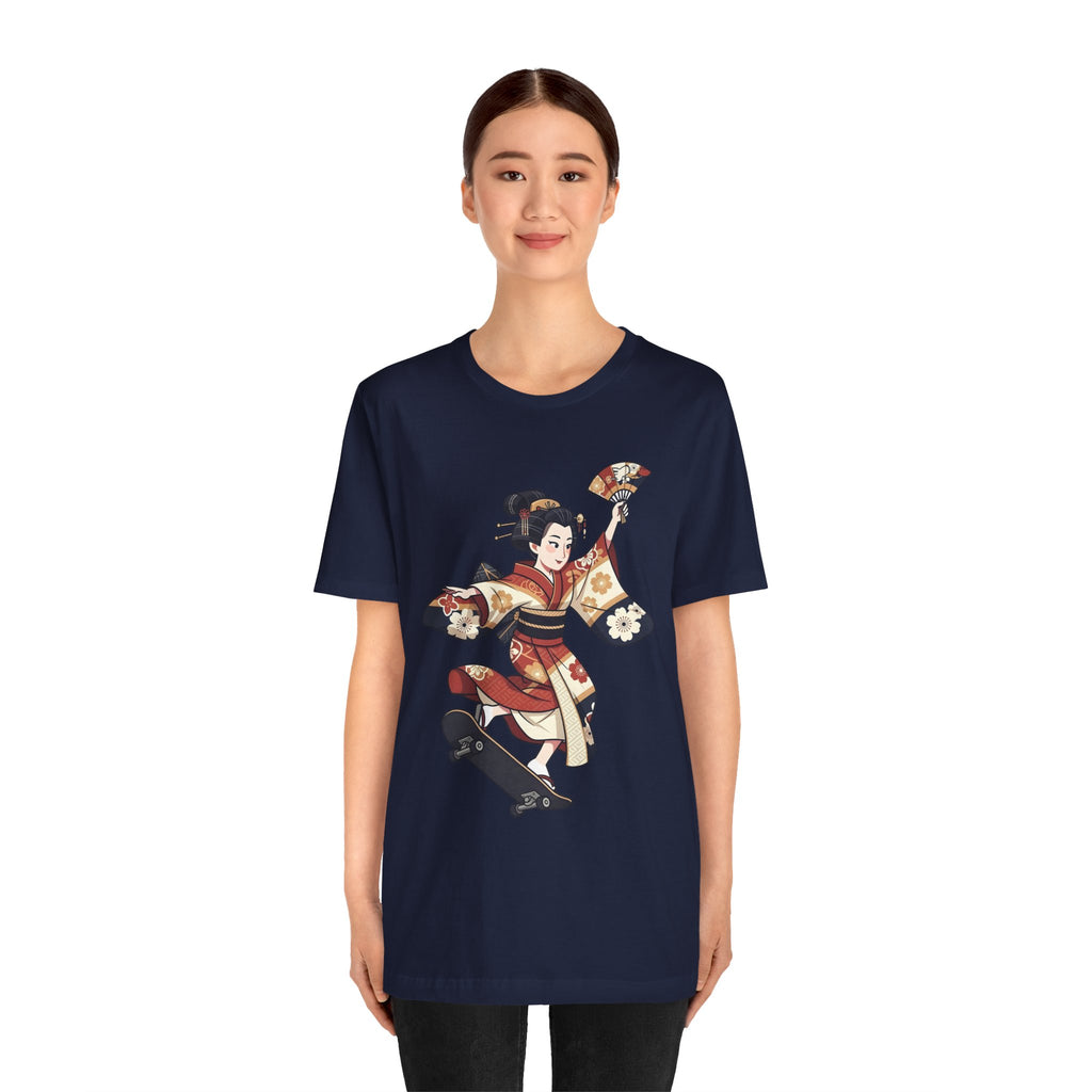 Skateboarding Geisha T-Shirt