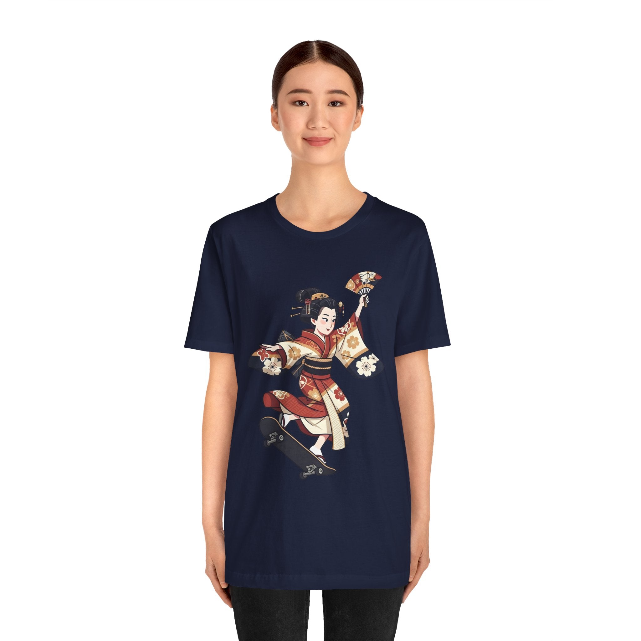 Skateboarding Geisha T-Shirt