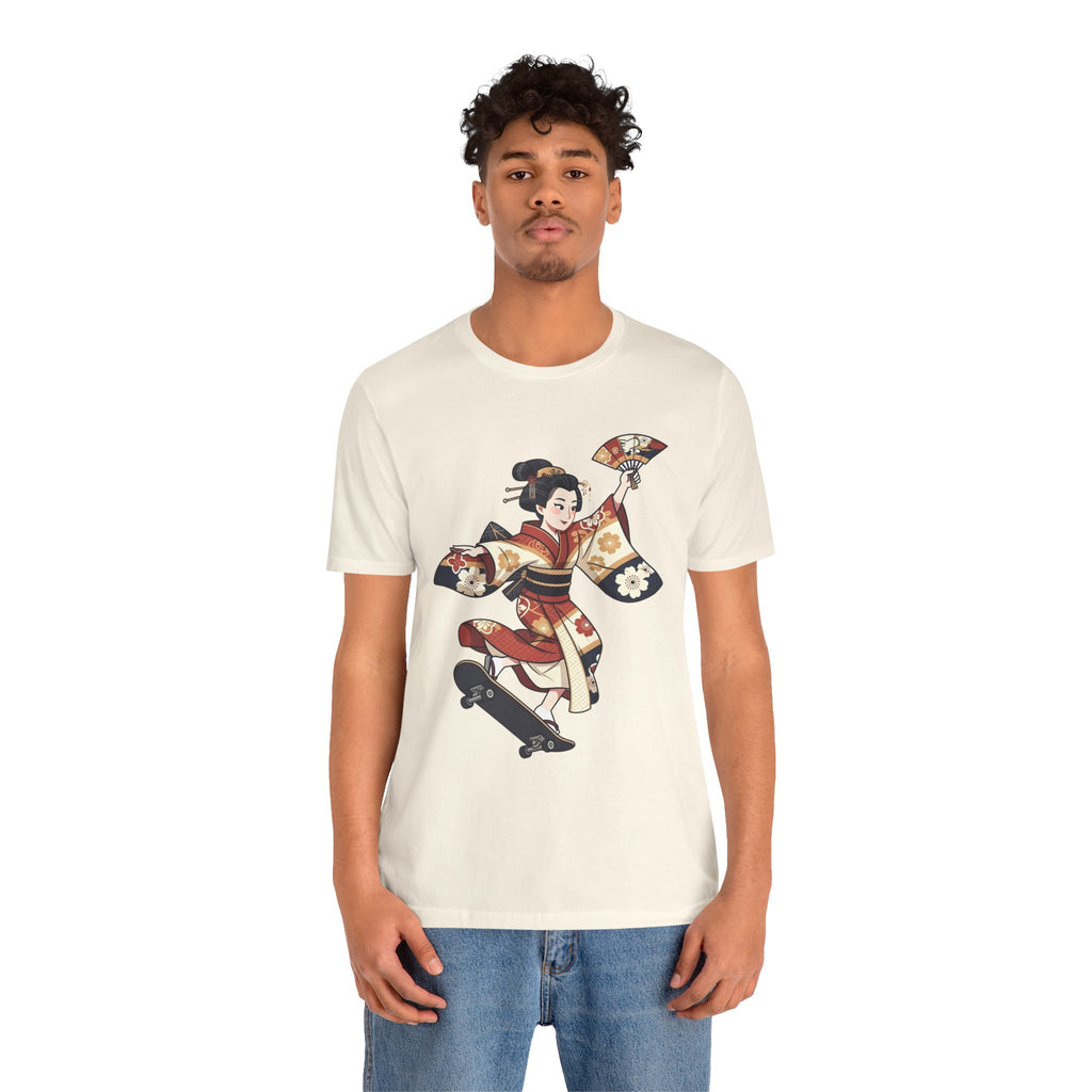 Skateboarding Geisha T-Shirt