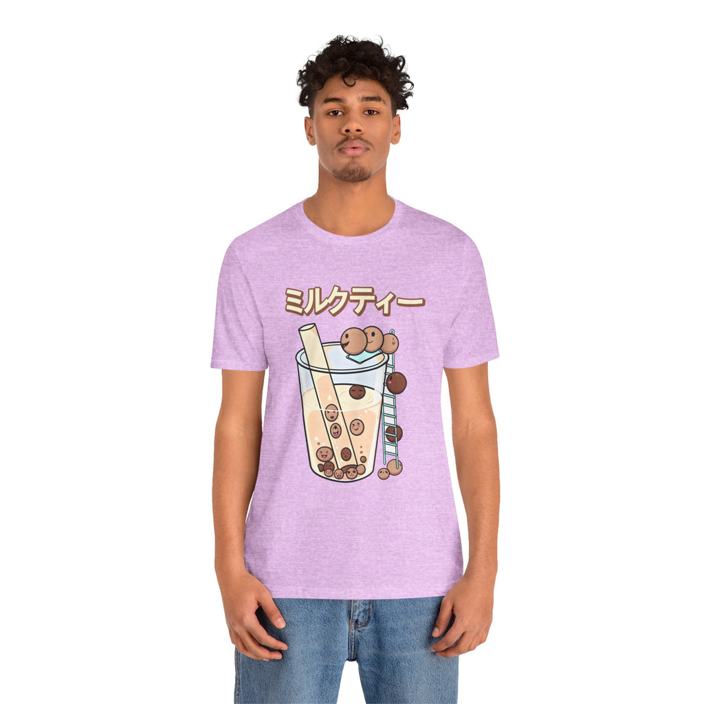 Boba Milk Tea T‑Shirt – ミルクティー Bubble Tea Graphic Tee