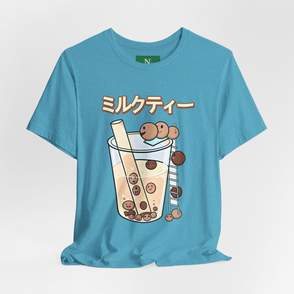 Boba Milk Tea T‑Shirt – ミルクティー Bubble Tea Graphic Tee