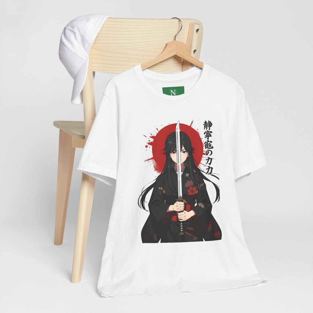 Samurai Girl Sword Tee — Japanese Anime Katana T-Shirt