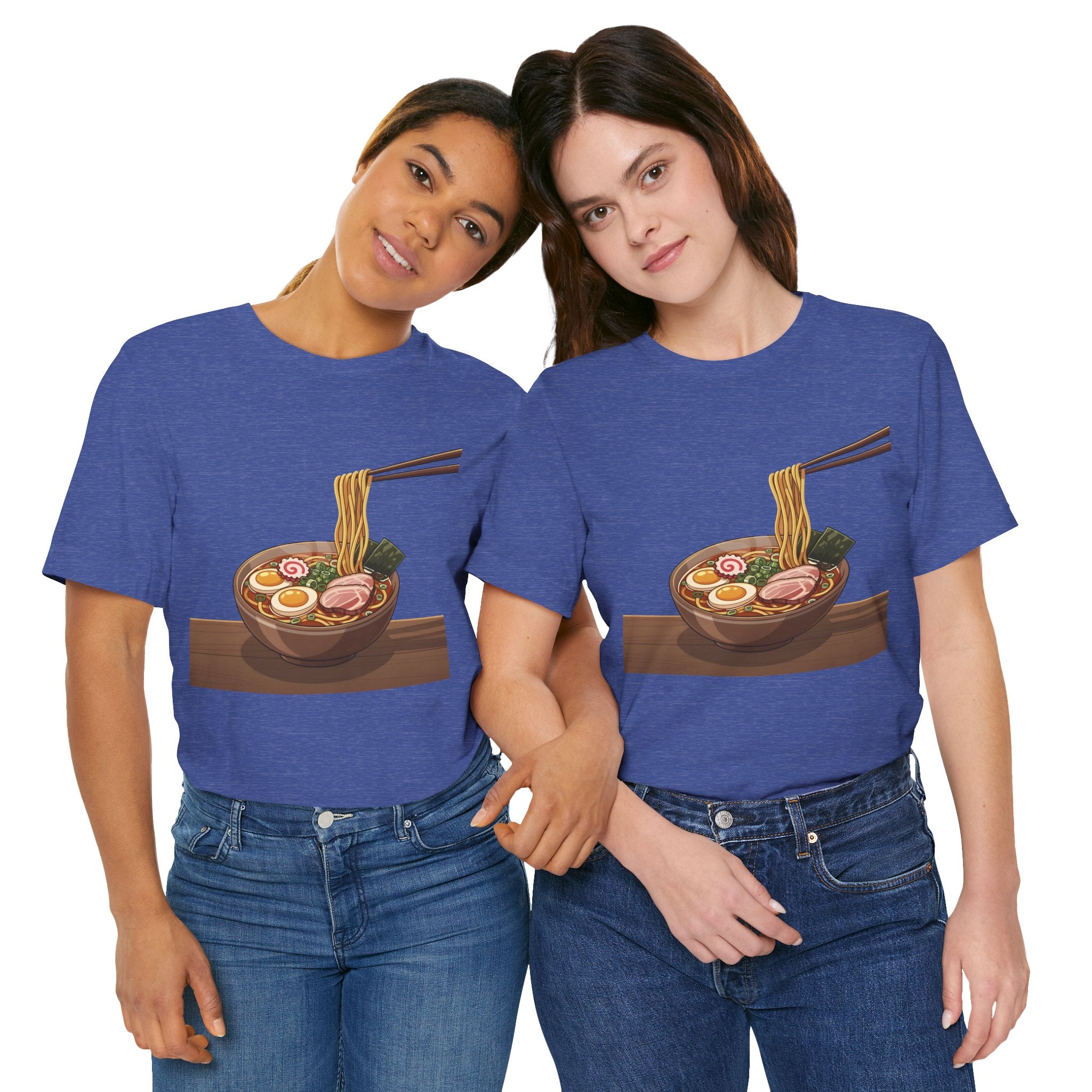 Ramen Bowl Graphic Tee – Chopsticks & Noodles Japanese Food T-Shirt