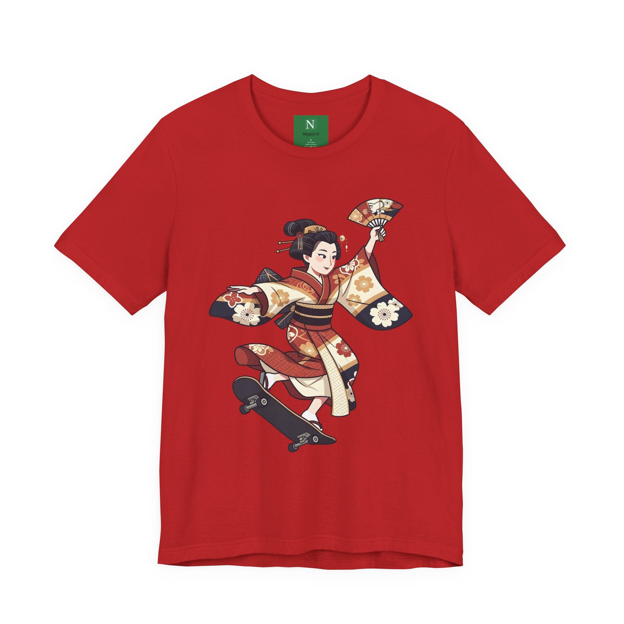 Skateboarding Geisha T-Shirt