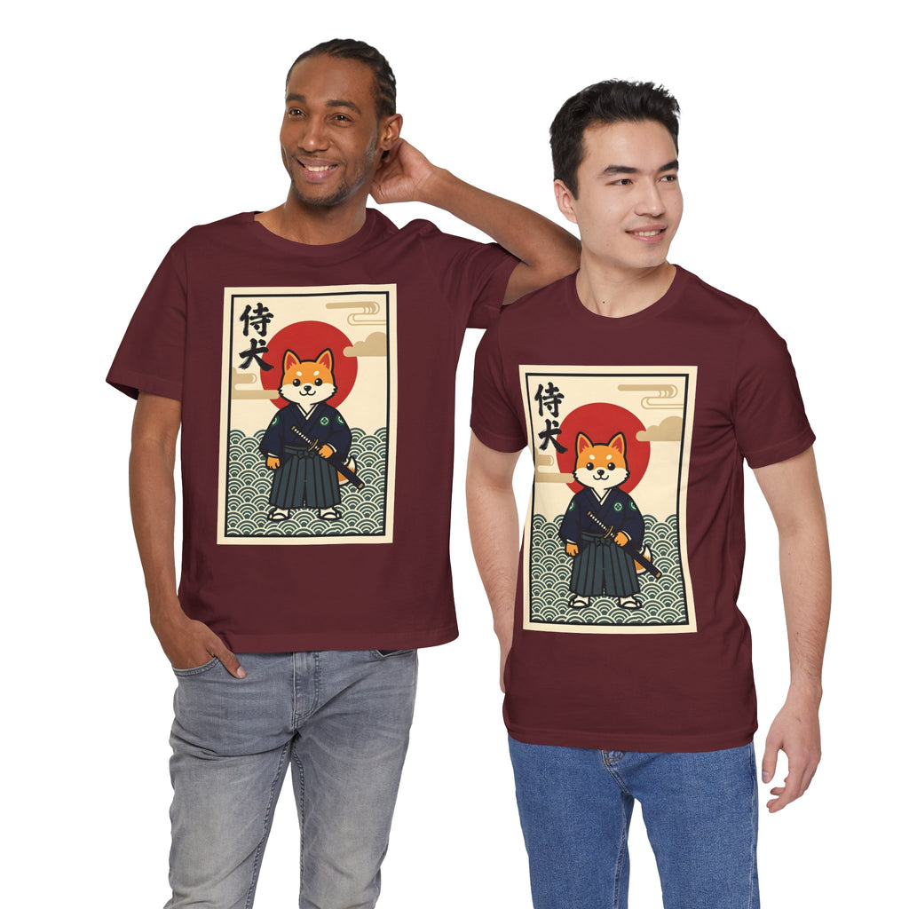 Samurai Shiba Inu Tee — Japanese Vintage Dog Graphic T-Shirt