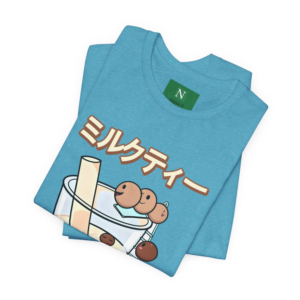 Boba Milk Tea T‑Shirt – ミルクティー Bubble Tea Graphic Tee